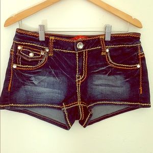 Juniors Shorty Shorts